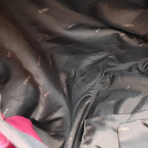 LOEWE Anagram Logo Nappa Aire Hand Bag Leather Pink GHW Spain 84EF792 - Picture 8 of 15